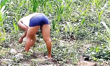 Big-Ass College Boy Gets Rough Outdoor Anal Sex in the Meadow