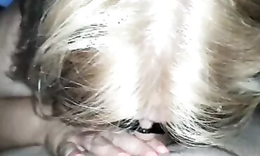 My Skillful BBW Fiancee Gives A Blonde Blowjob