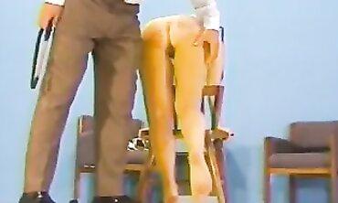 Crimson Spanking Leaves Bruises on Beautiful Thighs