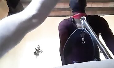Laura On Heels Bound, Masked and Deepthroated