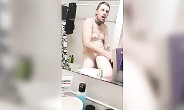 Leaky MILF Gets Soaked in the Restroom