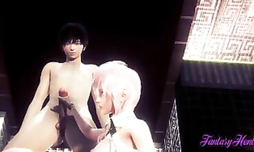 Wish XIII Anime: Claire Farron's Rough Hentai Fuck-a-thon