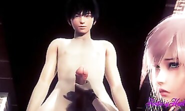 Wish XIII Anime: Claire Farron's Rough Hentai Fuck-a-thon
