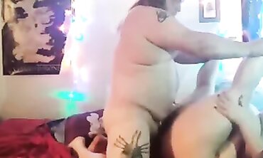 BBW MILF Christmas Morning Surprise Cunnilingus and Hardcore Sex