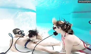 Eva Sasalka and Jason Get Wet in an Underwater Hardcore Session