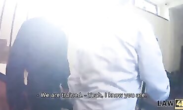Nicole Love Gets Rough with Security Officer
