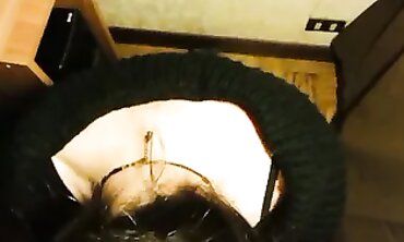 Gothic Girl with Pigtails Takes Deep Throat and Facial
