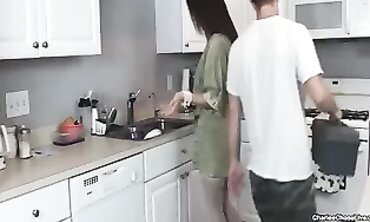 Busty Housewife Charlee Chase Calls The Plumber For A Hot Kitchen Fuck