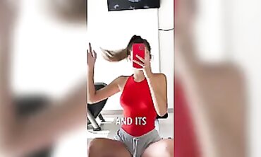 Morning Gym Workout: Bikini Babe Shows Off Her Ass and Legs