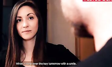 Silvia Dellai Seduces Motel Guest in Horny Hostel