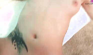 White Tattoo Teen (wtt) Masturbated and Fucked by Black Cock