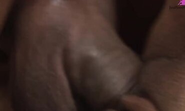 Two Black Girls Play for Cock