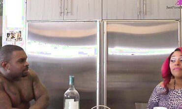 Bunz Forever Shakes Her Phat Ass and Rico Strong Drills Her Tight Ebony Pussy