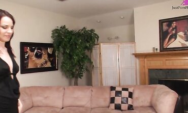 Awesome Interracial Session on the Couch
