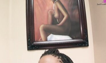Black Couple Does It in Every Position