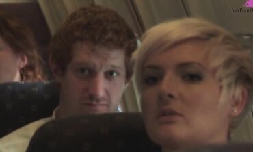 Briana Blair And Jasmine Jolie Fuck In Their Fishnets In First Class