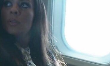 Briana Blair And Jasmine Jolie Fuck In Their Fishnets In First Class