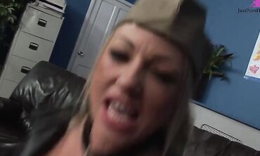Anaya And Paige Kneel Down And Gobble Cocks In Order To Get A Job Here