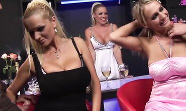 Cindy Behr And Sharon Pink Fuck The Cum Out Of Their Cocks In A Foursome