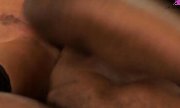 Hot White Brunette Takes A Big Black Cock In The Ass