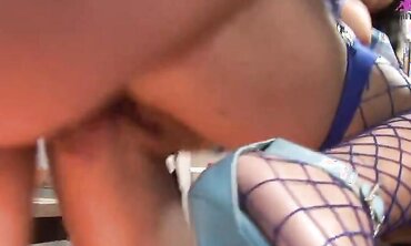 Alexis May And Leah Jaye In Big Boobed Milf Schoolgirl Foursome
