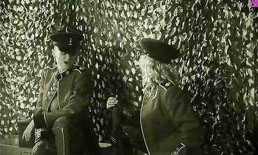Demented Lesbian Threesome Plus A Stiff Cock