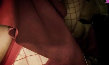 Demented Lesbian Threesome Plus A Stiff Cock