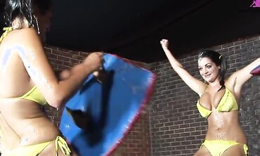 After A 4 Way With Kit And Kat Lee, Cindy Behr Gets To Swallow The Cum