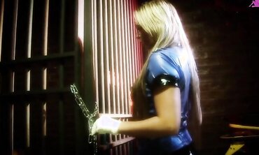 Francesca Felucci And Stacey Saran Have A Jailhouse Threesome And Swallow