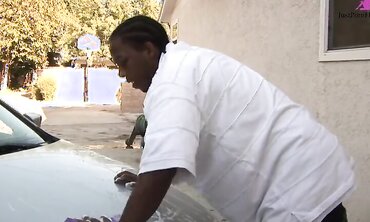 Chocolate Stallion Gets Fucked In Her Black Girl Pussy