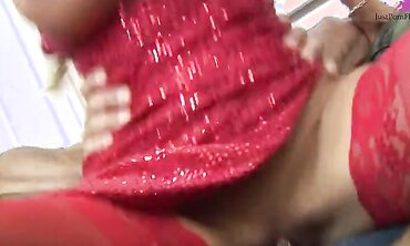 Renee Richards Gets A Massive Tittie Cumshot As Antonia Deona Watches