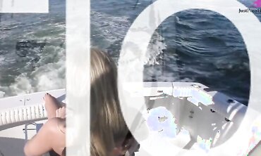 Sexy Blonde Takes Cock On the Boat