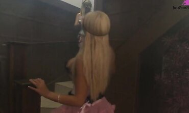 High Heels, Shaved Pussy, Facial Cumshot, Natural Tits, Nylons/Pantyhose, Threesome, Tattooes/Piercings, Big Boobs