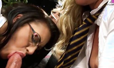 Emma Butt & Austin Taylor Are Two Schoolgirls Want It Rough Today