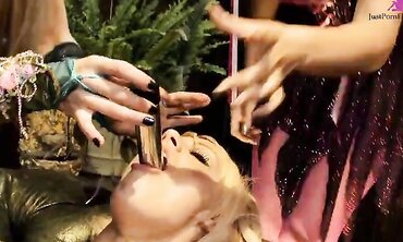 Dressed As Fairies, Lou Lou, Cindy Behr And Charley Attwell Fuck