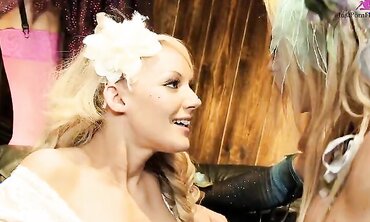 Dressed As Fairies, Lou Lou, Cindy Behr And Charley Attwell Fuck