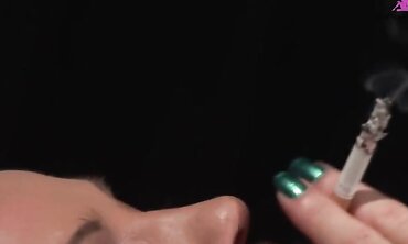 Cindy Behr Loves Being Fucked While Dragging On A Cigarette