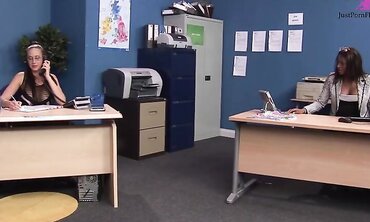 Jasmine Webb Watches Emma Butt Get Spit Roasted By Cock During 4 Way