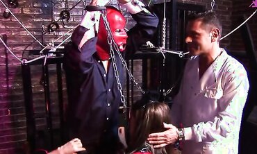 Kinky Naughty Nurses Jamie Brooks And Denise K Fuck In BDSM Dungeon