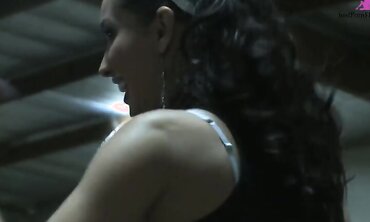 Sexy Brown Isis Spreads Wide Open For Giant Cock Fuck