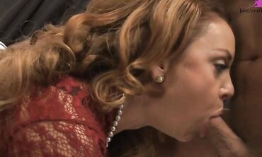 Milf Janet Mason Pussy Pounded And Face Dripping With Cum