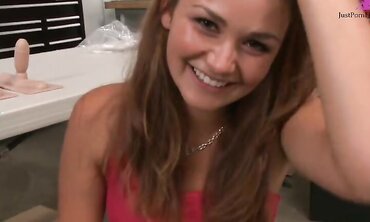 Pornstar Allie Haze Gets A Creampie After Trying The Sybian Out