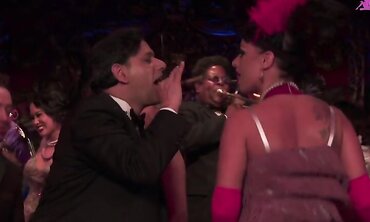 Pornstars In A Hot Orgy Group Sex Scene Takes Place In The 1920's