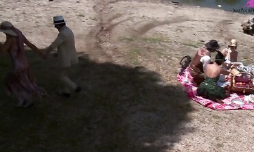 Bobbi Starr, Dylan Ryder, Julia Ann And Natasha Marley Outdoor Orgy