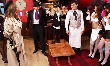 Group Sex Scene With Hot French Models In Military Uniforms