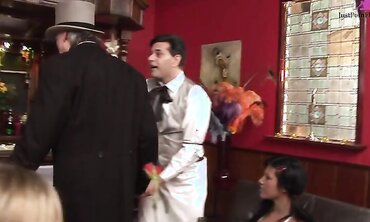 Get Access To Big Boobs, Fishnets And Facial Cumshots During This Foursome