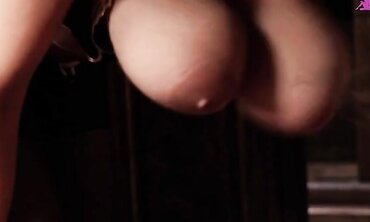 Horny Brunette Milf With Big Boobs Sucks Cock And Gets Fucked In A Bar