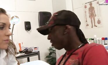 Kiera King Is A Doctor Who Wants To Give Black Cock A Thorough Physical