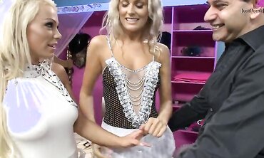 Paul Fucks Two Blondes