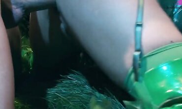 Batfuck Enters Poison Envys Garden Of Lust And Fucks His Cock Off